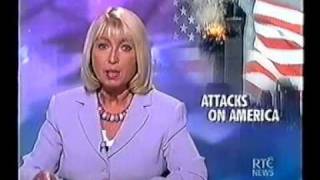 Irelands RTE News Live Coverage of September 11th 2001 Attacks [upl. by Nnylsaj218]