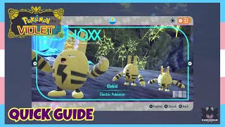 Where To Catch Elekid In Pokemon Scarlet amp Violet The Indigo Disk  Location Quick Guide [upl. by Way155]