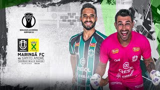 MARINGÁ FC X SANTO ANDRÉ  BRASILEIRÃO SÉRIE D 2024 [upl. by Aitercal]