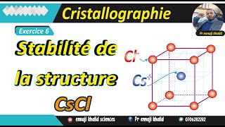 Stabilité de la structure CsCl [upl. by Ynnaffit]