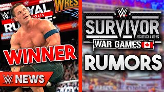 John Cena Winning Royal Rumble 2025 Survivor Series Rumors  WWE Pro Wrestling News amp Rumors [upl. by Ivie]