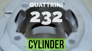 vespa M232 QUATTRINI CYLINDER cilindro [upl. by Rialb]