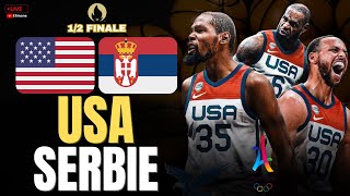 🔴LIVE ÉTATSUNIS  SERBIE  12 FINALE BASKETBALL JEUX OLYMPIQUES PARIS 2024  EN DIRECT [upl. by Merlin162]