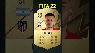 👻CORREA 🇦🇷 EVOLUTION🔥FIFA 1724🔥aboutfootball3844 eafc24fut22fifaicardiatleticomadridcorrea [upl. by Joktan]