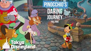 PINOCCHIOS DARING JOURNEY TOKYO DISNEYLAND 2024 FULL RIDE POV [upl. by Furie]