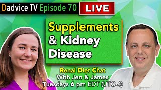 Supplements for Kidney Disease Dietitians Insights on commonly promoted supplements [upl. by Kimura393]