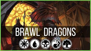 Brawl  5C Dragons NivMizzet  Standard Deck Commander  MTGA [upl. by Cadmann]