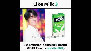 BTS Members Favorite Indian Milk Brands bts kpop shorts kpopfacts ezway [upl. by Spancake]