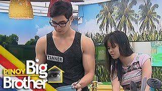 PBB 7 Day 110 Tanner naghanda ng pancakes para sa mga housemates [upl. by Atekihs763]