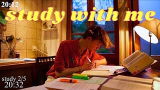 LIVESpecial  10HOUR study with me in France📚🌧 rain sounds amp pomodoro timer 60 amp 10 DAY 2 [upl. by Shina]