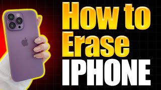 How to erase iPhone  Step by Step Guide [upl. by Maloy]