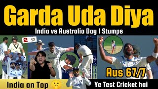 Gazab Fight Back 😱 Brilliant bowling by Bumrah amp Siraj Rana 🔥 India Vs Australia 1st Test Perth Day1 [upl. by Htesil213]