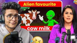 Aliens Drink Cow Milk Indian Media Roast [upl. by Pubilis]