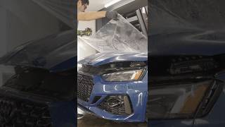 Audi RS5 Hood PPF  Serving Houston TX paintprotectionfilm ceramiccoating houston ppf [upl. by Sul419]