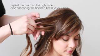 5 Quick amp Easy Bridesmaid Hairstyles  4 The Princess Braid [upl. by Lek]