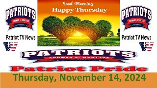 Patriot TV News  Thursday November 14 2024 [upl. by Godric]