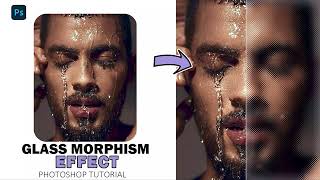 Glass Morphism Effect in Photoshop [upl. by Eloccin]