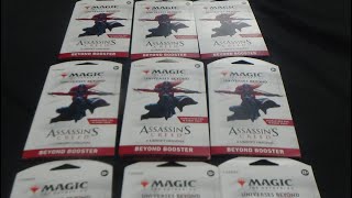 ASMR UNBOXING ASSASSINS CREED MAGIC THE GATHERING BEYOND BOOSTERS [upl. by Clarkson]