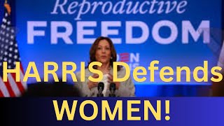 “Women Are Suffering” HARRIS Confronts TRUMP’s ABORTION Record HeadOn [upl. by Froh]