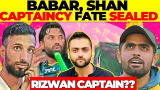 Babar Azam Shan Masoods Captaincy Fate Sealed  Rizwan new captain [upl. by Sydel]