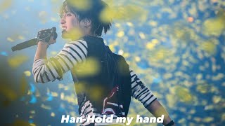 240901 스트레이키즈 도미네이트 서울 한지성 솔로곡 Hold my hand  StrayKids Dominate Seoul Han solo song straykids han [upl. by Decker]