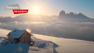 DOLOMITES Val Gardena  Winteremotions in the Dolomites [upl. by Hoban]