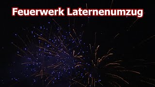 Feuerwerk zum Laternenumzug beim SC Wentorf am 10112024 [upl. by Farhsa]