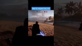 Star Wars Battlefront 2  Epic 1v1 Showdown Respect the Duel 🔥 [upl. by Lerred]