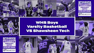 Wilmington High School Boys Varsity Basketball vs Shawsheen Tech [upl. by Darice]