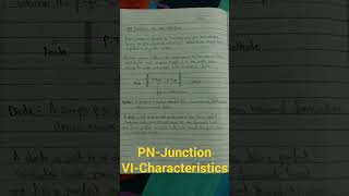 Engineering Physics  PNJunction  VICharacteristics of PN Junction diode  Diode [upl. by Magulac]