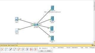 FTP Server Using CISCO Packet Tracer  CCNA videos easy learning tutorials [upl. by Alexa170]