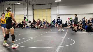 Eddies seventh match at McDonogh Duals 2024 [upl. by Melak]