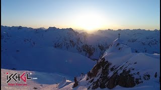 Greitspitze IschglSamnaun Sonnenuntergangsflug mit Drohne am 24032018 [upl. by Leunad]