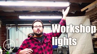 How to improve lighting in a workshop  best Youtube video recording lights in a workshop [upl. by Sapphira963]