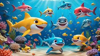 Baby Shark Fun Song amp Dance  Educational Video for Kids [upl. by Ahsikym852]