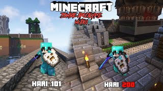 200 Hari di Minecraft Zombie Apocalypse Mutasi [upl. by Anika]