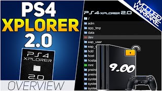 New PS4 Xplorer 20 Homebrew App Overview [upl. by Ferna]