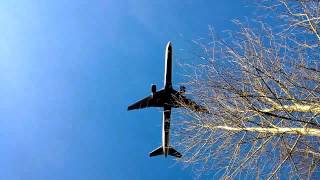 Airplane flying overhead [upl. by Marcile]