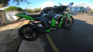 Kawasaki ZX10r Escapamento Firetong [upl. by Sawyere204]