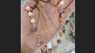 simple beads jewellery collection jewellery beads monalisa simple latest trending ytshorts [upl. by Fendig]