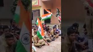 15August independence day NCC student teacher national flag campaign volunteer JayHind Indian army [upl. by Armbruster923]