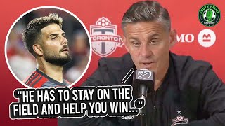 Herdman sounds off on Insignes commitment to Toronto FC is he right 😬 [upl. by Eirelam]