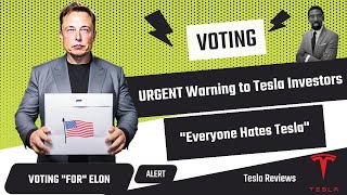 URGENT Warning to Tesla Investors quotEveryone Hates Teslaquot [upl. by Alyose]