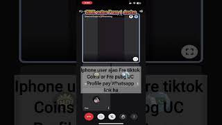 Iphone User Come For Free PUBG Uc and Tiktok Coins [upl. by Pammie]