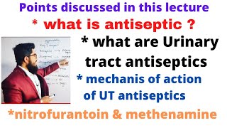 urinary tract antiseptics  antiseptics  nitrofurantoin amp methenamine MOA in simple english [upl. by Remled930]