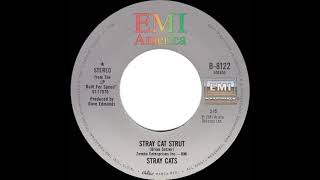 1983 HITS ARCHIVE Stray Cat Strut  Stray Cats stereo 45 [upl. by Gasparo]