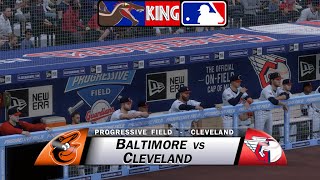 SpinoKing Saturday Baseball Baltimore Vs Cleveland  MLB the Show 24 Simulation [upl. by Aynna394]