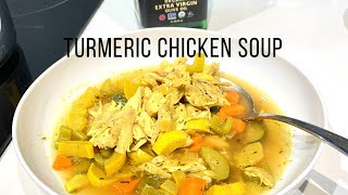 Healing Turmeric Chicken Soup  AntiInflammatory Healthy amp Ideal for Weight Loss [upl. by Kaile960]