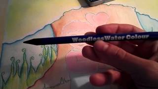 Woodless Watercolor Pencil Tutorial amp Product Review [upl. by Naie]