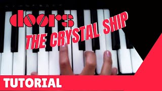 The Crystal Ship  The Doors  Tutorial and Cover Vox Continental Piano Bass [upl. by Ynavoj680]